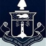 Rhode Island Country Club emblem with lighthouse and crab imagery.