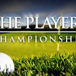 Logo of THE PLAYERS Championship golf tournament on grass background.