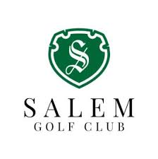 Logo of Salem Golf Club featuring a stylized shield and elegant typography.