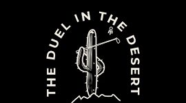 A cactus shaped like a revolver in a desert duel.
