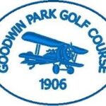 Logo of Goodwin Park Golf Course with a vintage airplane and year 1906.
